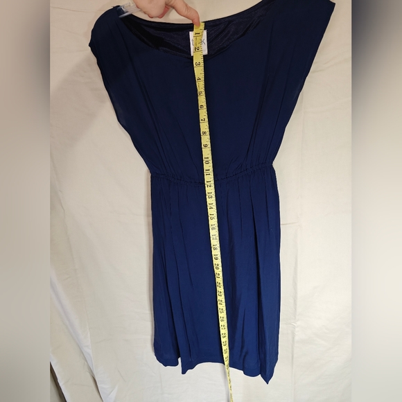 Navy Mini Dress by Twik (Exclusive to Simons) - Picture 5 of 9